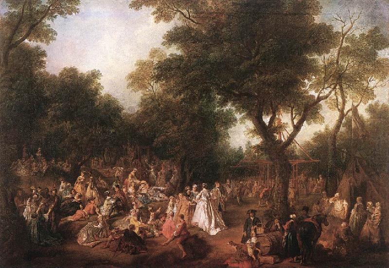 LANCRET, Nicolas Company in the Park g china oil painting image